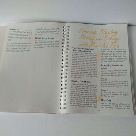 ART OF TOFU Celebrated Vegetarian Recipes from Around World by Richmond Vtg 1997 - Picture 4 of 14